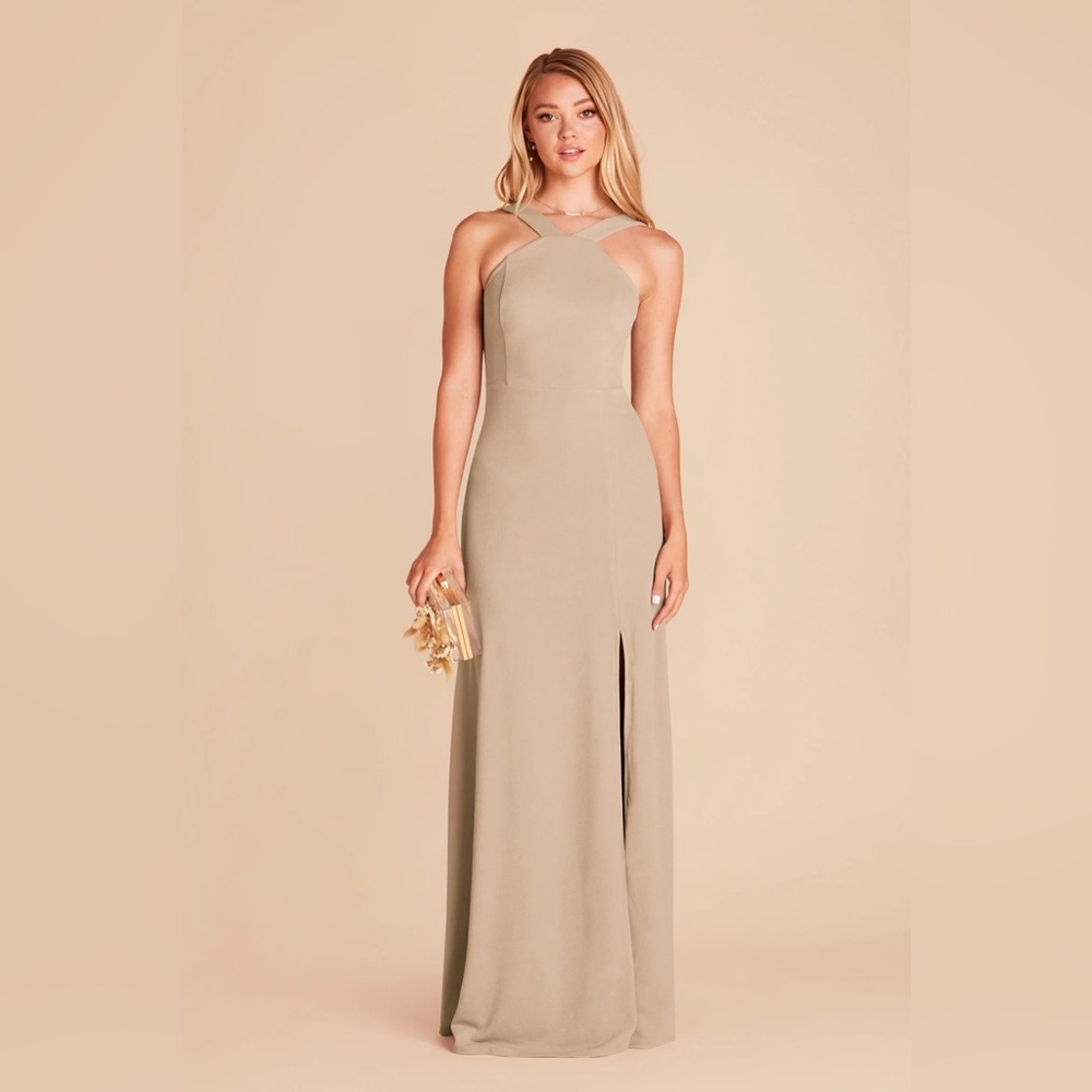 Buddy Grey bridesmaid dress
